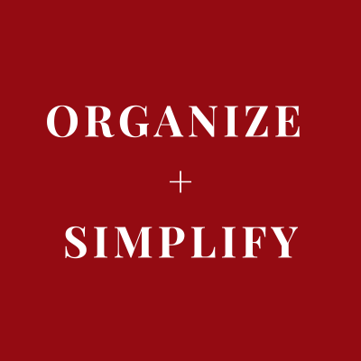 🗂️ Organize & Simplify