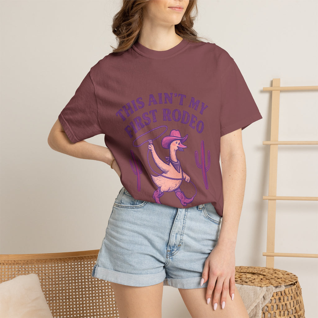 Quirky Unisex T-Shirt - 'This Ain't My First Rodeo' Design, Fun Graphic Tee for Rodeo Lovers, Casual Wear, Gift Idea for Friends and [...]