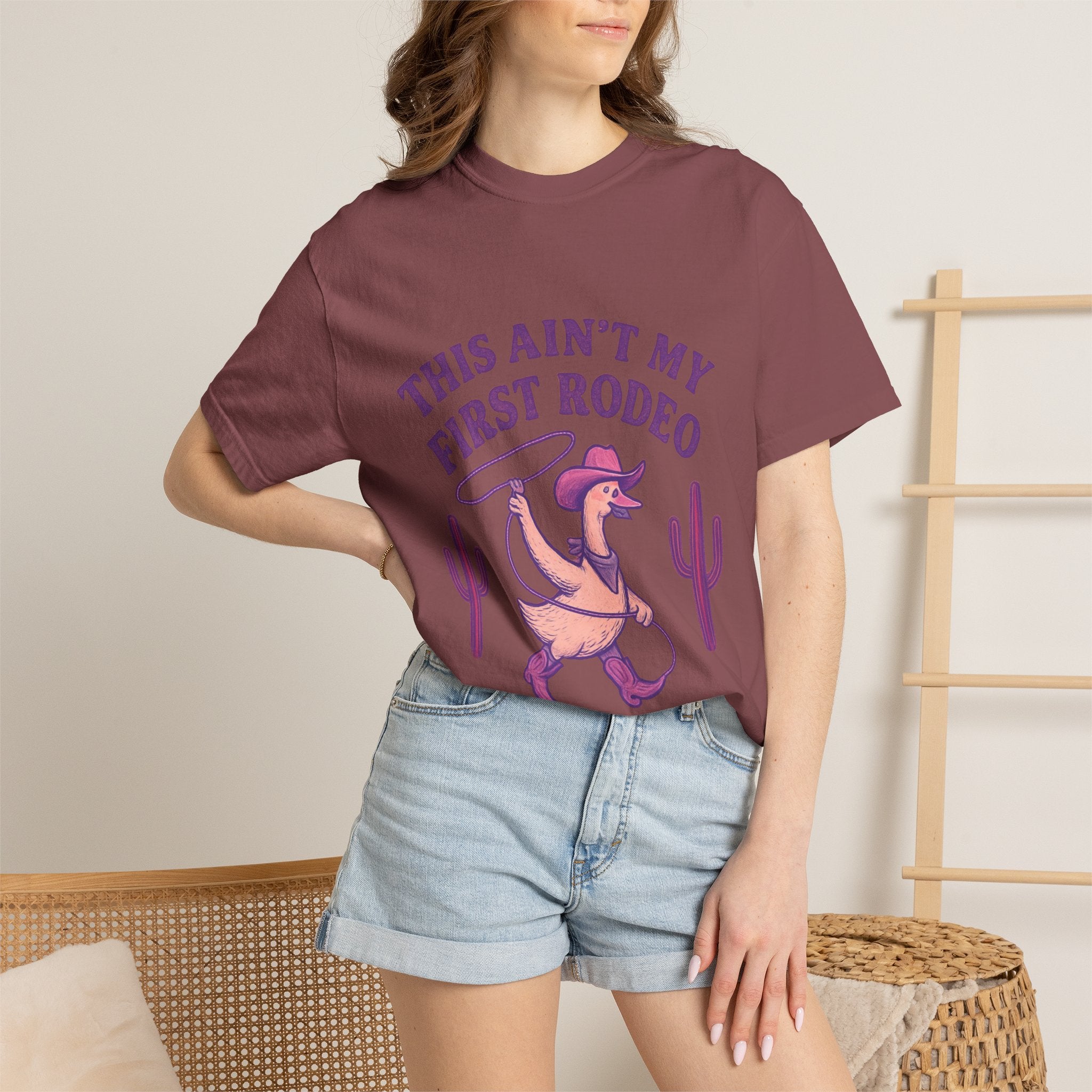 Quirky Unisex T-Shirt - 'This Ain't My First Rodeo' Design, Fun Graphic Tee for Rodeo Lovers, Casual Wear, Gift Idea for Friends and [...]