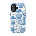 Blue Coastal Cowgirl Phone Case – Seashells, Boots & Beach Vibes