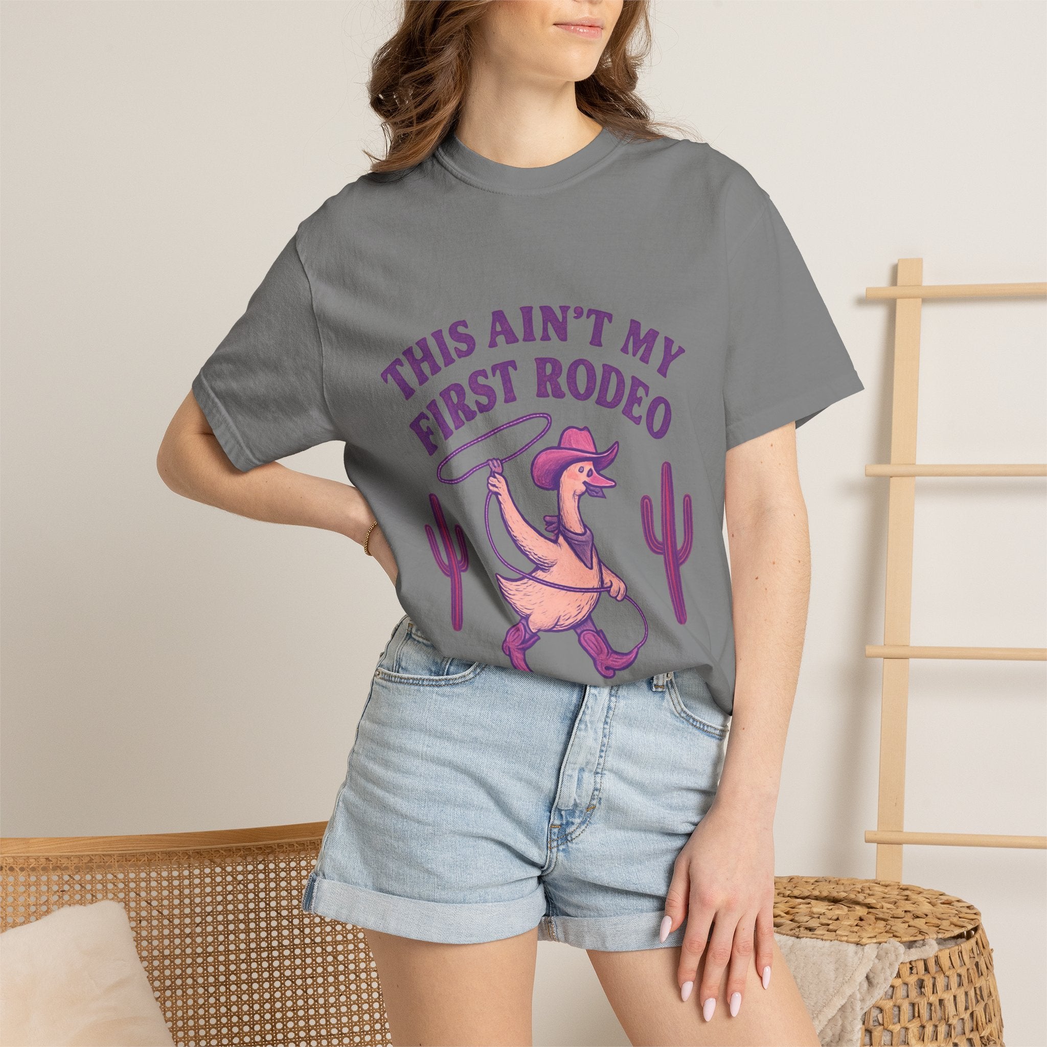 Quirky Unisex T-Shirt - 'This Ain't My First Rodeo' Design, Fun Graphic Tee for Rodeo Lovers, Casual Wear, Gift Idea for Friends and [...]