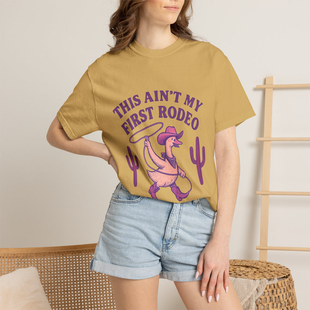 Quirky Unisex T-Shirt - 'This Ain't My First Rodeo' Design, Fun Graphic Tee for Rodeo Lovers, Casual Wear, Gift Idea for Friends and [...]