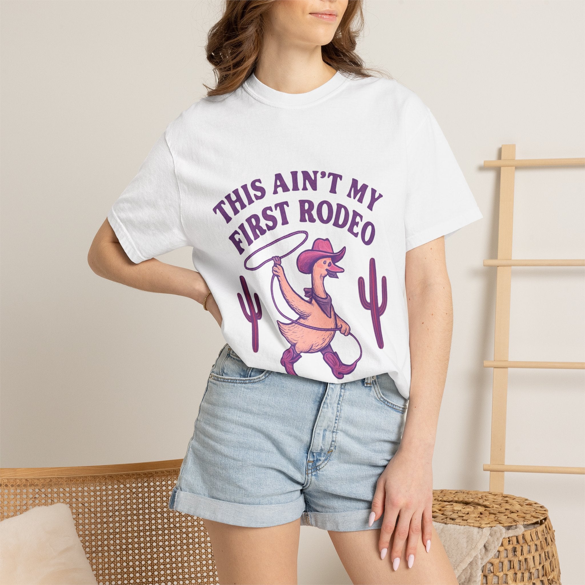 Quirky Unisex T-Shirt - 'This Ain't My First Rodeo' Design, Fun Graphic Tee for Rodeo Lovers, Casual Wear, Gift Idea for Friends and [...]