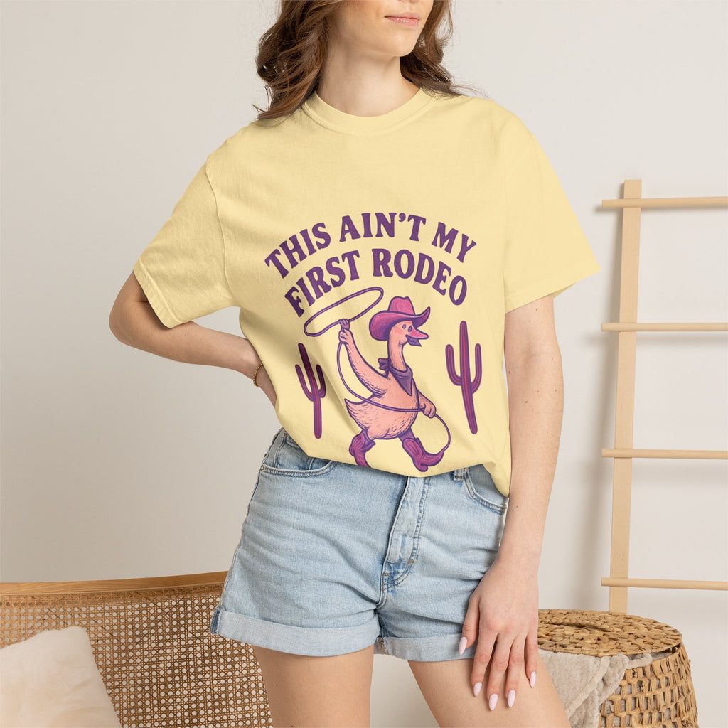 Quirky Unisex T-Shirt - 'This Ain't My First Rodeo' Design, Fun Graphic Tee for Rodeo Lovers, Casual Wear, Gift Idea for Friends and [...]
