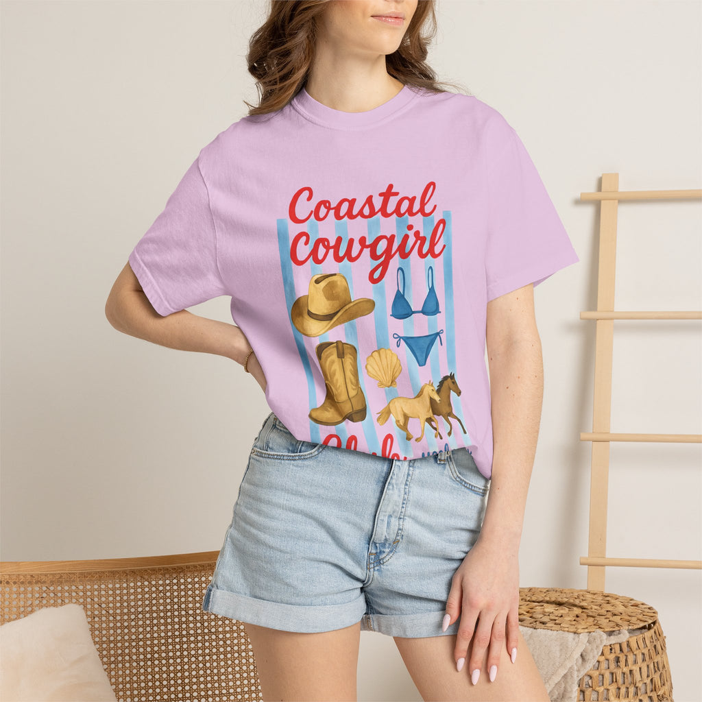 Coastal Cowgirl Unisex T-Shirt, Yeehaw Energy Tee, Fun Beachwear, Summer Vibes, Gift for Cowgirl Friends, Unique Coastal Style