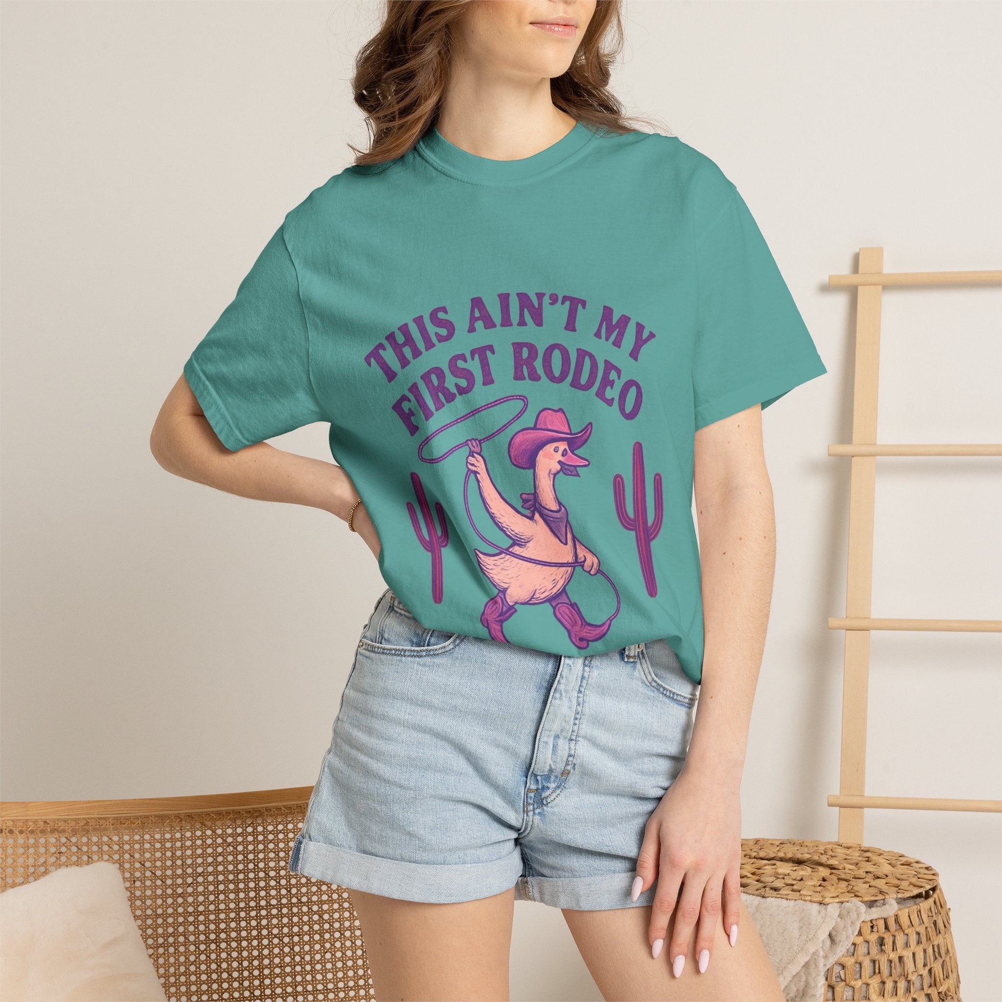 Quirky Unisex T-Shirt - 'This Ain't My First Rodeo' Design, Fun Graphic Tee for Rodeo Lovers, Casual Wear, Gift Idea for Friends and [...]