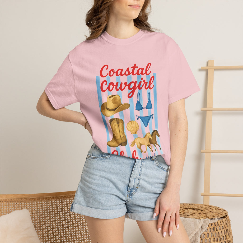 Coastal Cowgirl Unisex T-Shirt, Yeehaw Energy Tee, Fun Beachwear, Summer Vibes, Gift for Cowgirl Friends, Unique Coastal Style