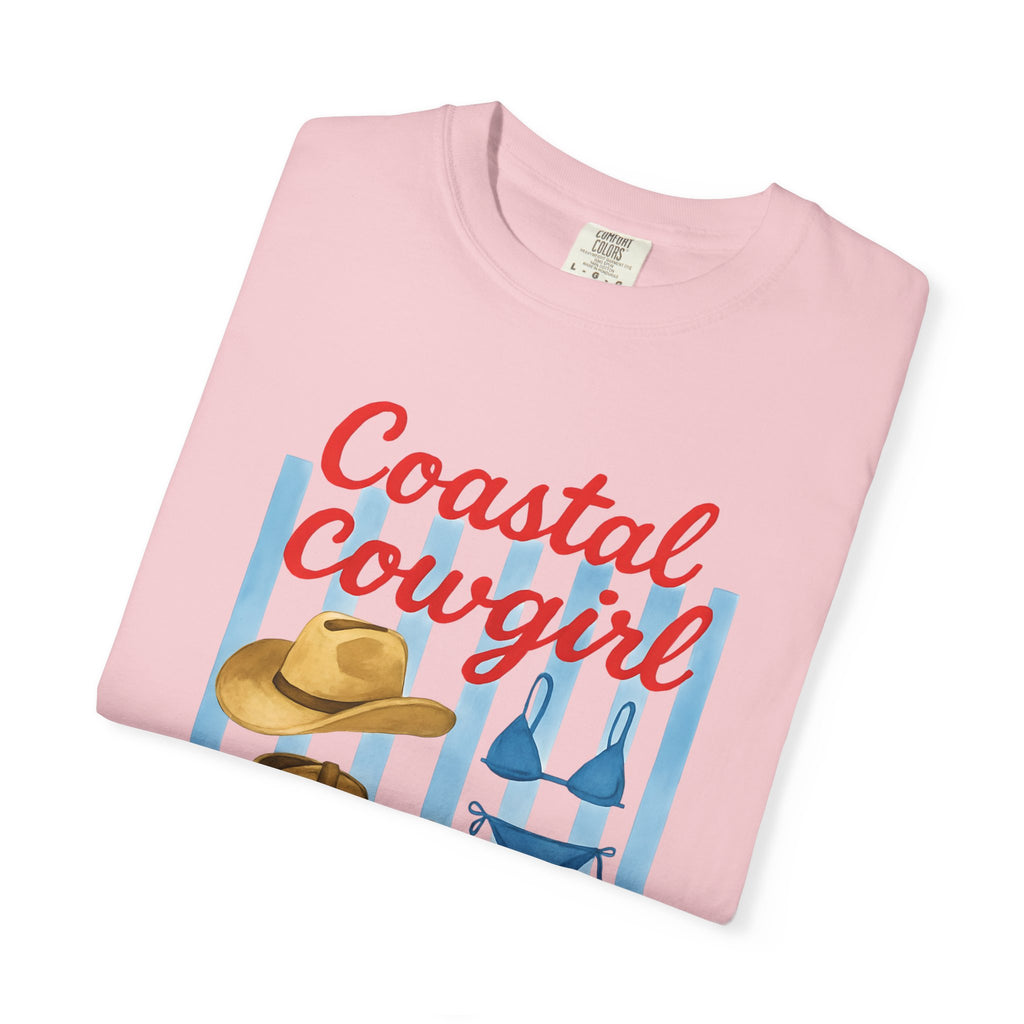 Coastal Cowgirl Unisex T-Shirt, Yeehaw Energy Tee, Fun Beachwear, Summer Vibes, Gift for Cowgirl Friends, Unique Coastal Style