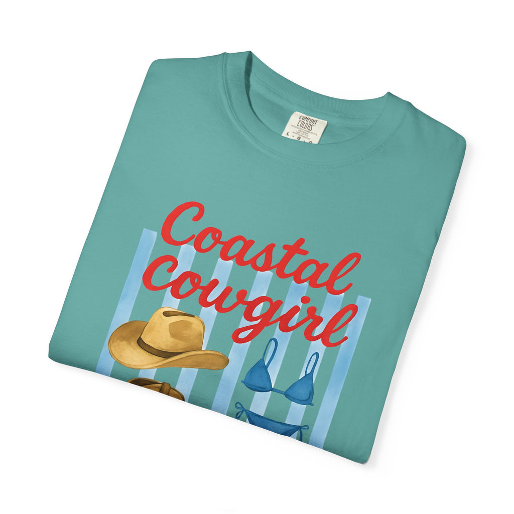 Coastal Cowgirl Unisex T-Shirt, Yeehaw Energy Tee, Fun Beachwear, Summer Vibes, Gift for Cowgirl Friends, Unique Coastal Style