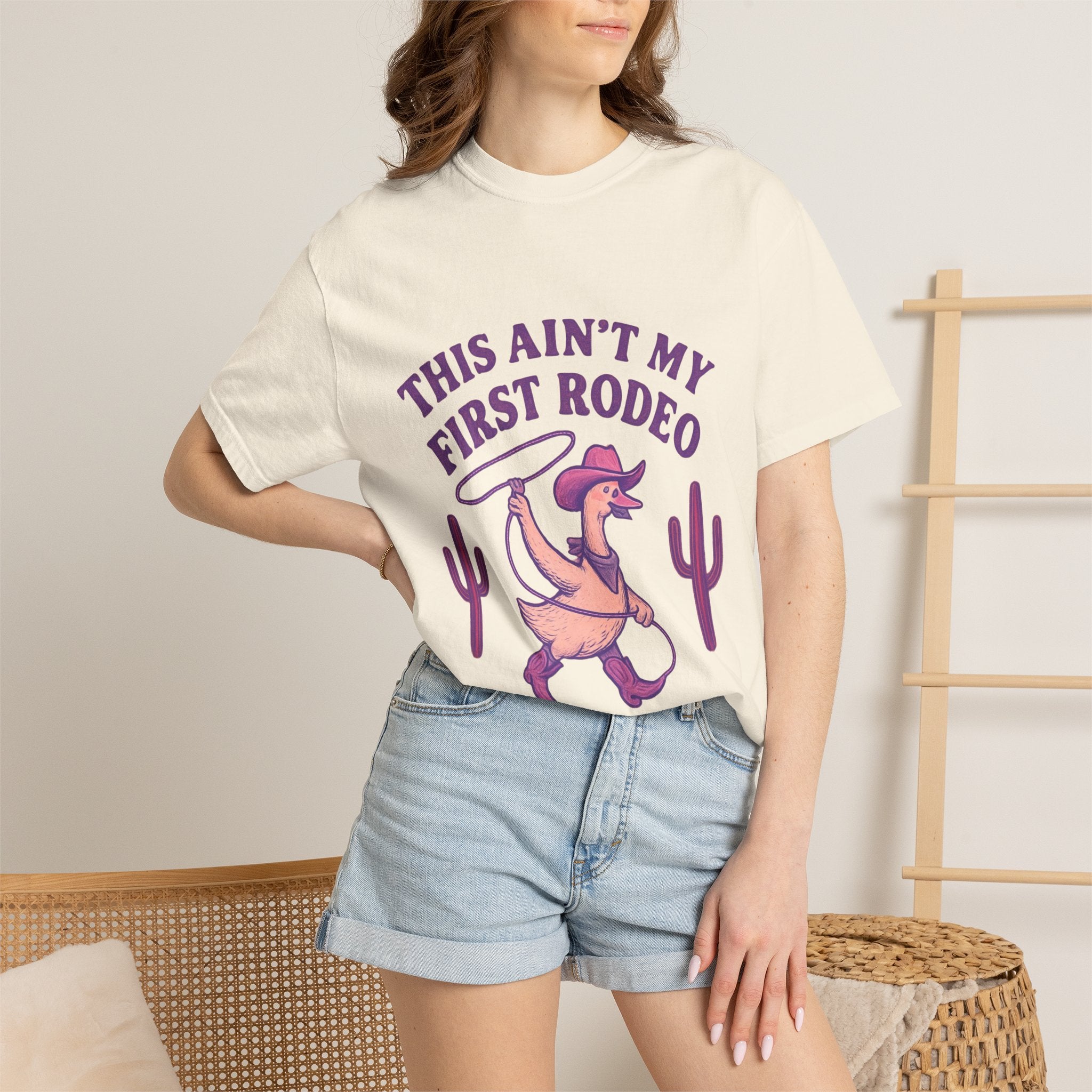 Quirky Unisex T-Shirt - 'This Ain't My First Rodeo' Design, Fun Graphic Tee for Rodeo Lovers, Casual Wear, Gift Idea for Friends and [...]