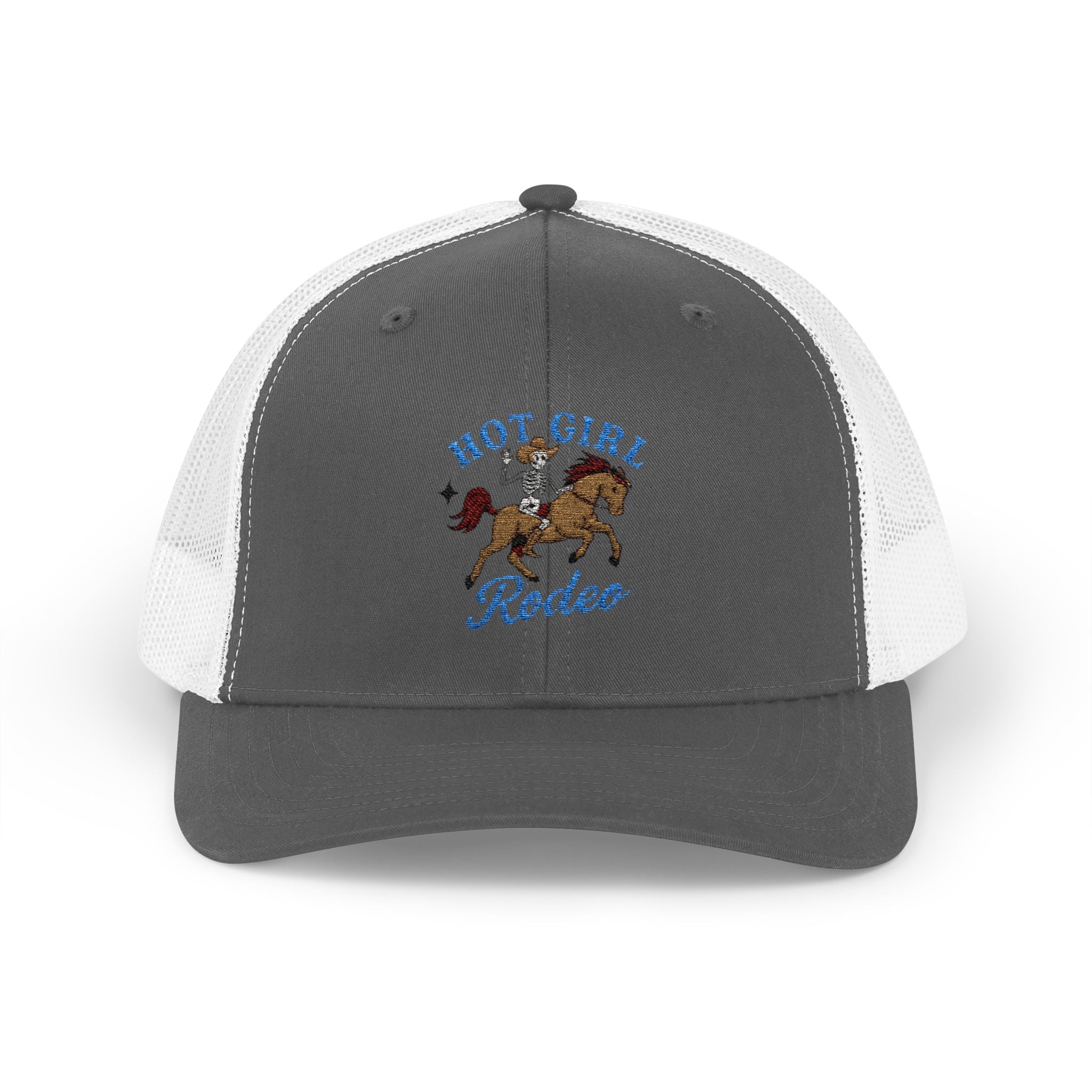 Rodeo Snapback Trucker Cap - Fun Outdoor Apparel, Gift for Rodeo Fans, Country Style Hat, Festival Accessory, Unique Cap for Horse Lovers