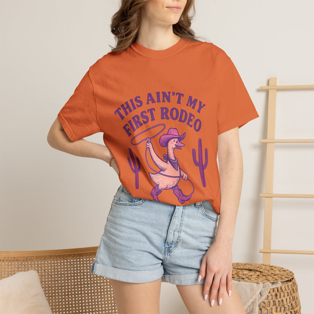 Quirky Unisex T-Shirt - 'This Ain't My First Rodeo' Design, Fun Graphic Tee for Rodeo Lovers, Casual Wear, Gift Idea for Friends and [...]