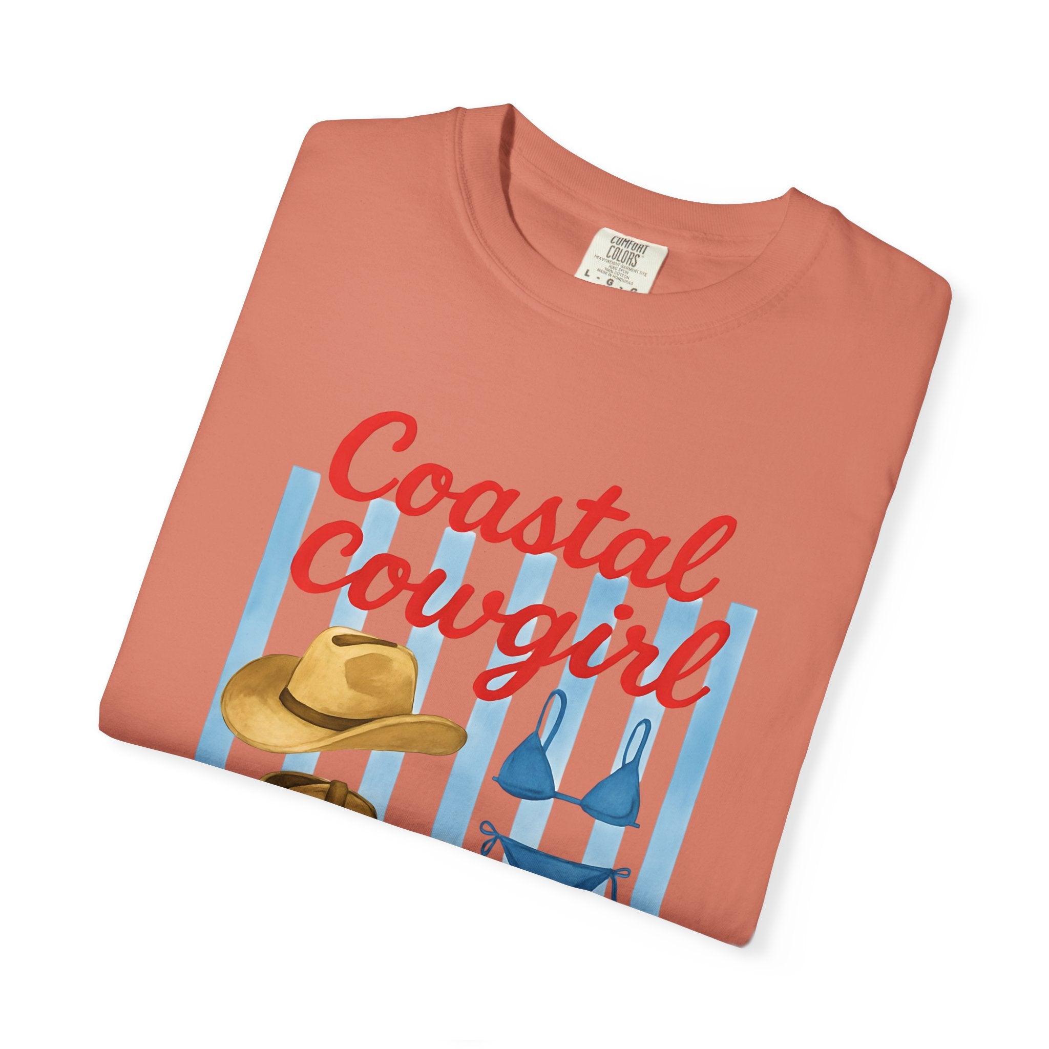 Coastal Cowgirl Unisex T-Shirt, Yeehaw Energy Tee, Fun Beachwear, Summer Vibes, Gift for Cowgirl Friends, Unique Coastal Style
