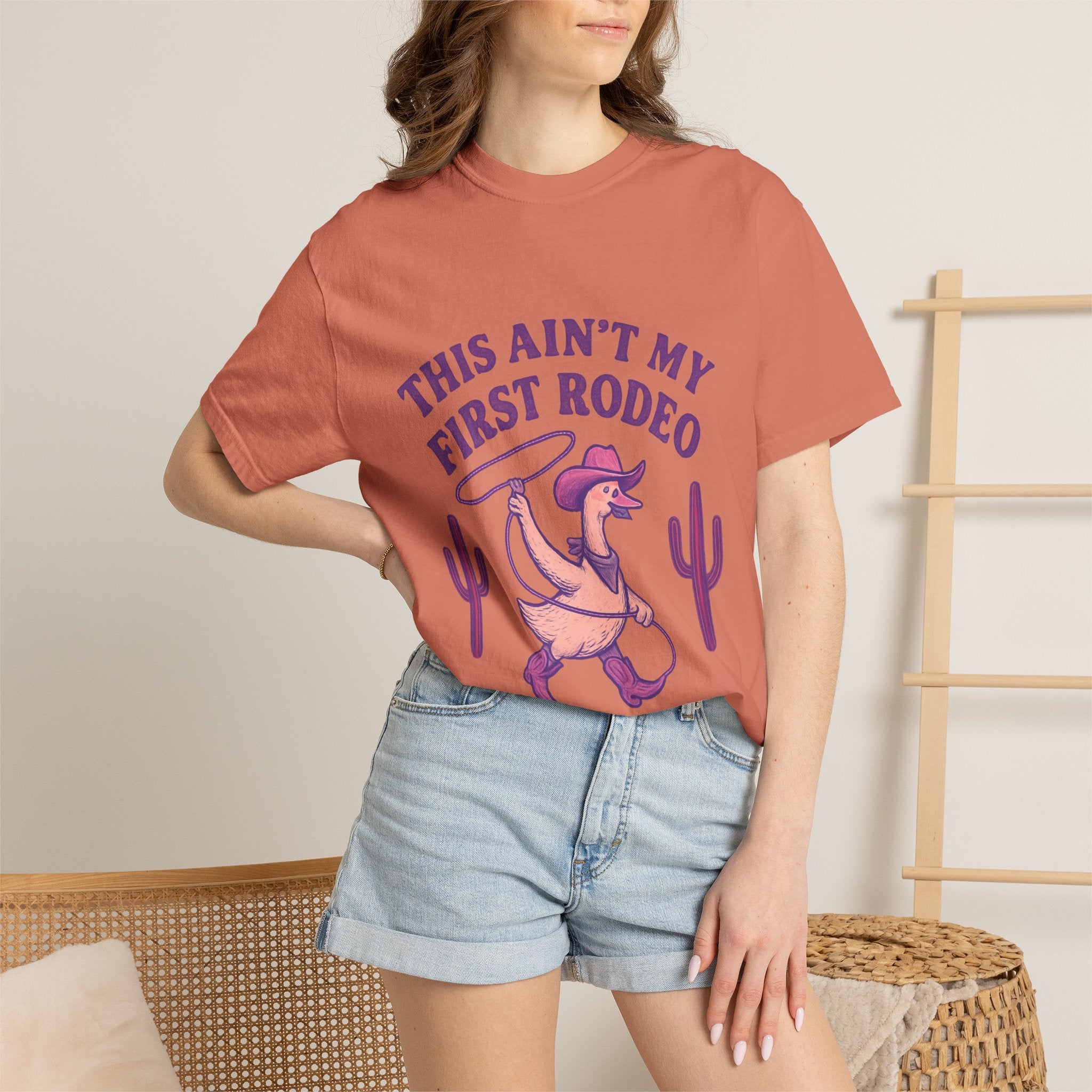 Quirky Unisex T-Shirt - 'This Ain't My First Rodeo' Design, Fun Graphic Tee for Rodeo Lovers, Casual Wear, Gift Idea for Friends and [...]