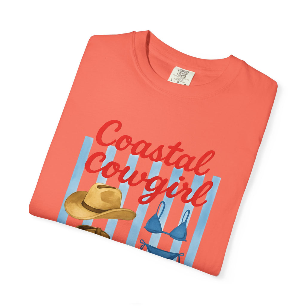 Coastal Cowgirl Unisex T-Shirt, Yeehaw Energy Tee, Fun Beachwear, Summer Vibes, Gift for Cowgirl Friends, Unique Coastal Style