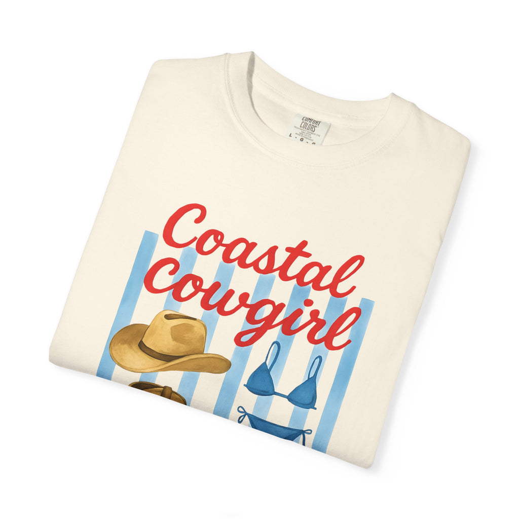 Coastal Cowgirl Unisex T-Shirt, Yeehaw Energy Tee, Fun Beachwear, Summer Vibes, Gift for Cowgirl Friends, Unique Coastal Style