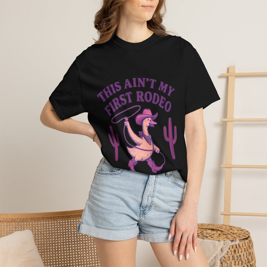 Quirky Unisex T-Shirt - 'This Ain't My First Rodeo' Design, Fun Graphic Tee for Rodeo Lovers, Casual Wear, Gift Idea for Friends and [...]