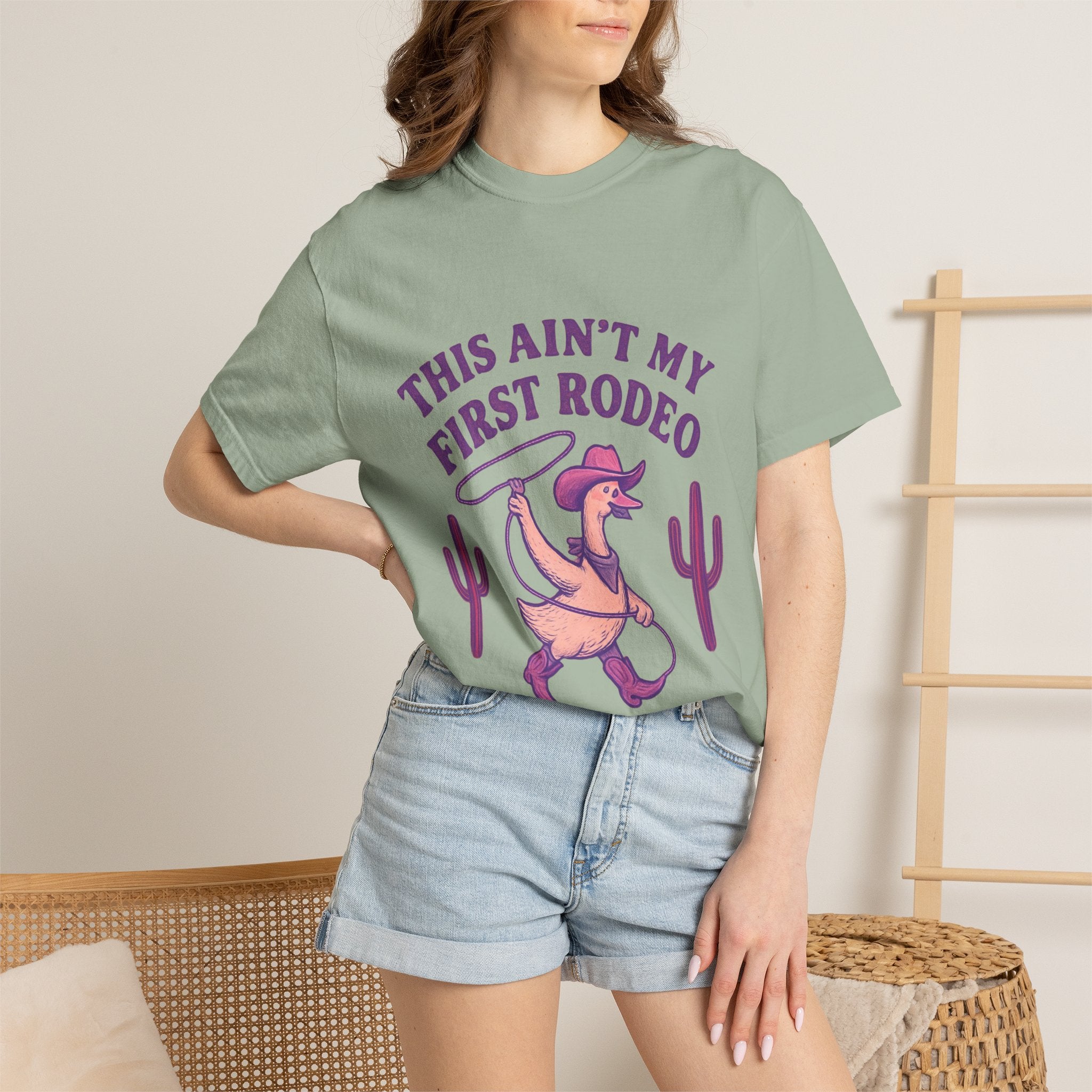 Quirky Unisex T-Shirt - 'This Ain't My First Rodeo' Design, Fun Graphic Tee for Rodeo Lovers, Casual Wear, Gift Idea for Friends and [...]