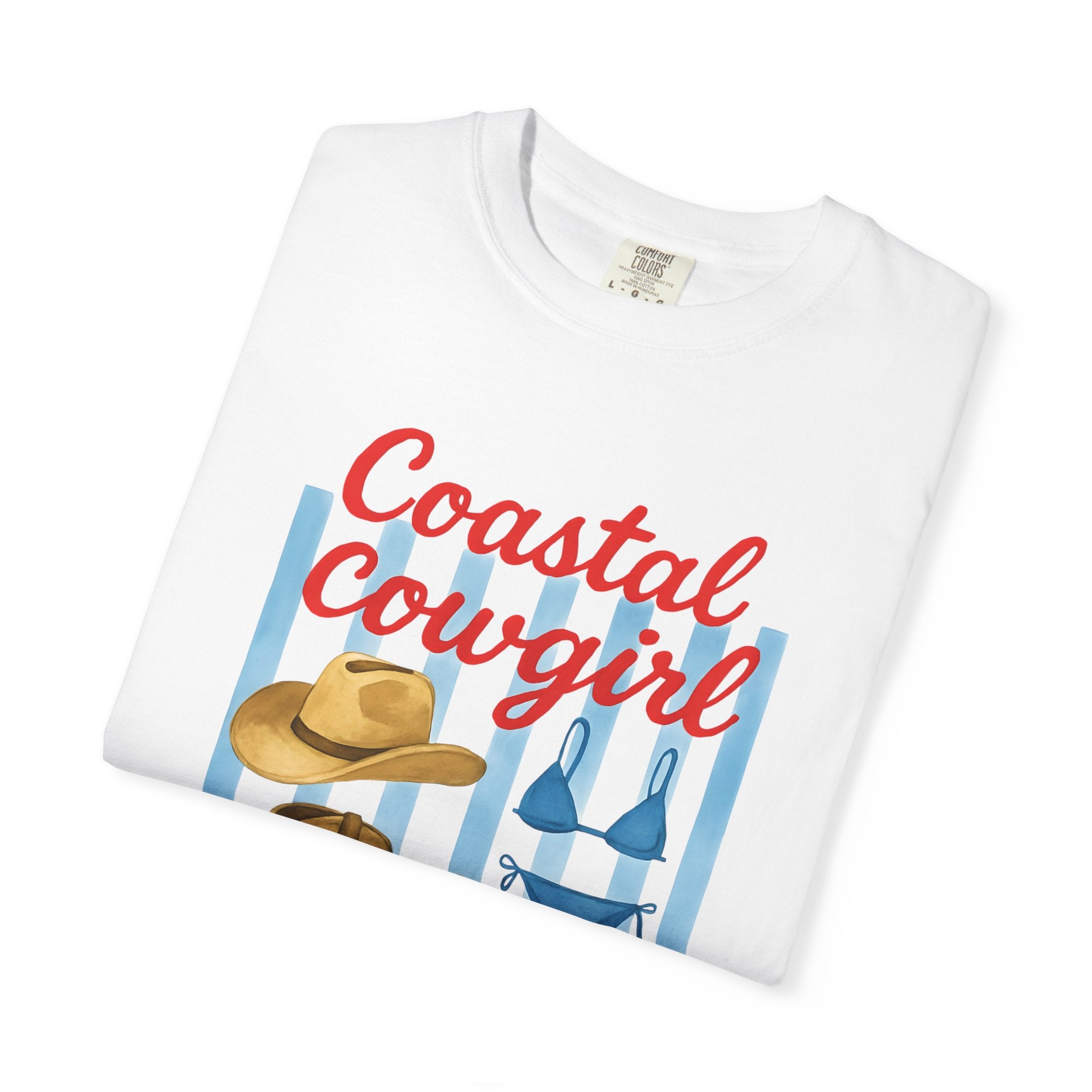 Coastal Cowgirl Unisex T-Shirt, Yeehaw Energy Tee, Fun Beachwear, Summer Vibes, Gift for Cowgirl Friends, Unique Coastal Style