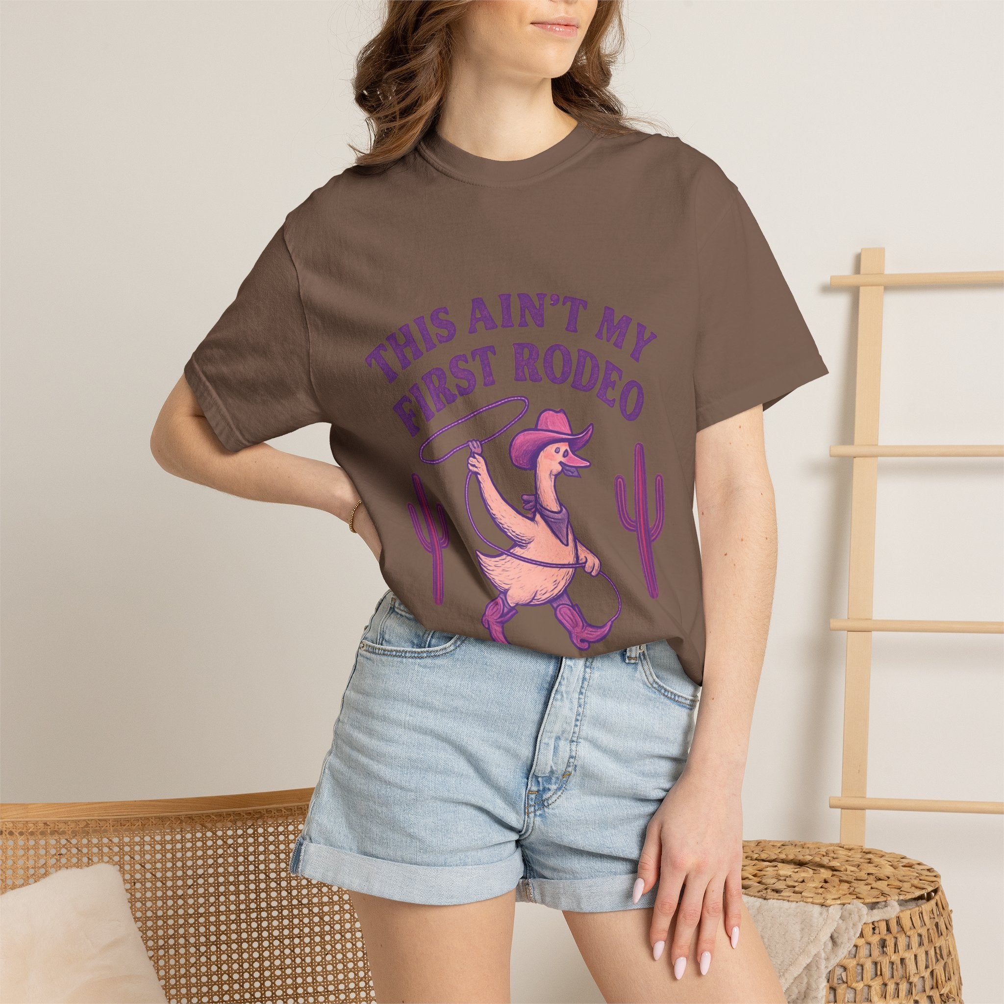 Quirky Unisex T-Shirt - 'This Ain't My First Rodeo' Design, Fun Graphic Tee for Rodeo Lovers, Casual Wear, Gift Idea for Friends and [...]