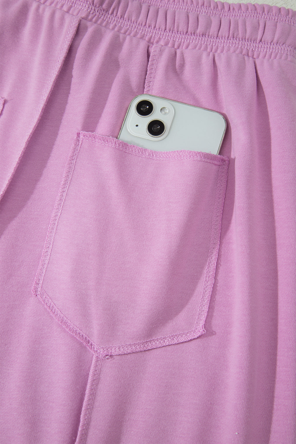 Sky Blue Drop Shoulder Boxy Tee and Barrel Pants Set